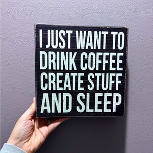 2/$20 • Handcrafted Wall Art / Black and White / Quote Sign